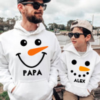 Personalisierter Name Snowman Matching Family