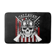Personalisierter NAME Soldier Skull Duale Guns USA