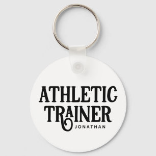 Personalisierter Name Sporttrainer AT Schlüsselanhänger