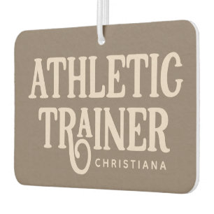 Personalisierter Name Sporttrainer Autolufterfrischer