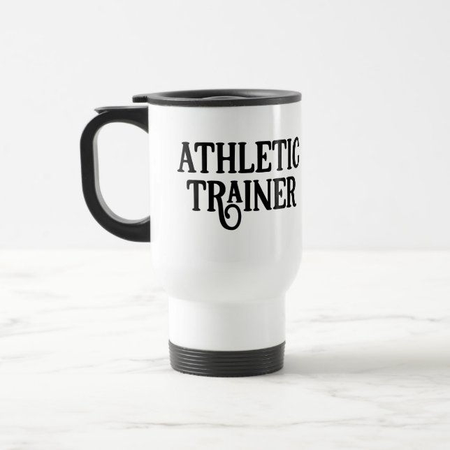 Personalisierter Name Sporttrainer Reisebecher (Links)