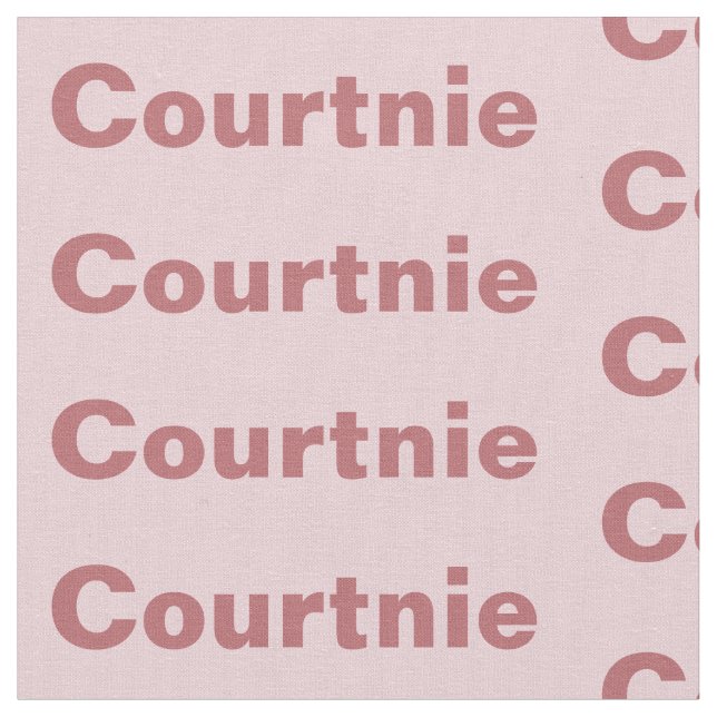 Personalisierter Name Stoff (Nahaufnahme)