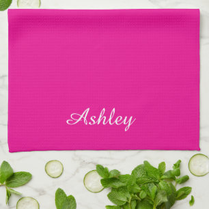 Personalisierter Name Stylisch Modern Elegant Hot Geschirrtuch