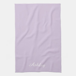 Personalisierter Name Stylisch Modern Elegant Lave Geschirrtuch