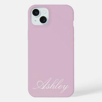 Personalisierter Name Stylisch Modern Elegant Mini iPhone 15 Plus Hülle