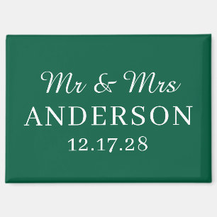 Personalisierter Name Stylisch Moderne Minimale Ho Magnet