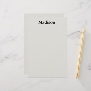 PERSONALISIERTER NAME STYLISCHES MODERNES BÜRO SCH BRIEFPAPIER