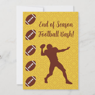 Personalisierter Name Text Event Sport Football Pa Einladung