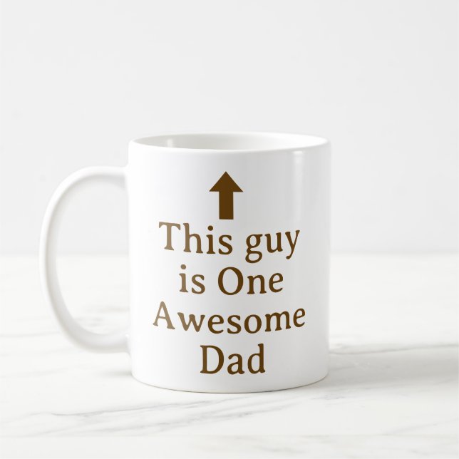 PERSONALISIERTER NAME & TEXT LUSTIGER EINFACHER ST KAFFEETASSE (Links)