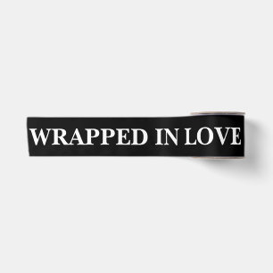 PERSONALISIERTER NAME & TEXT STYLISCH MODERN EINFA SATINBAND