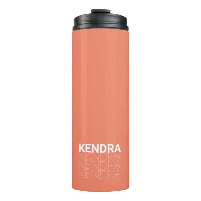 Personalisierter Name Thermosbecher (Vorderseite)