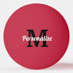Personalisierter Name Tischtennis, monogramm Tischtennisball