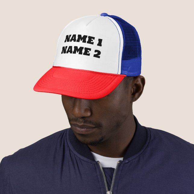 Personalisierter Name  Truckerkappe (Beispiel)