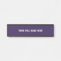 Personalisierter Name Türsignatur Schriftart und F