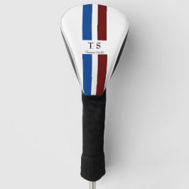 Personalisierter Name und Anfangsname Golf Headcover