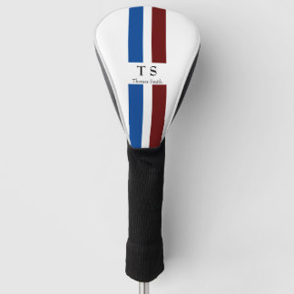 Personalisierter Name und Anfangsname Golf Headcover