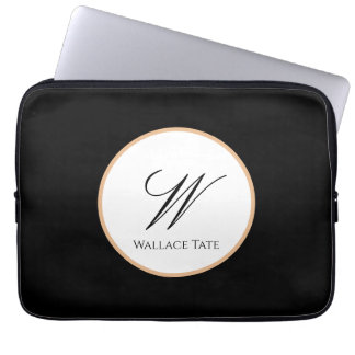 Personalisierter Name und erstes technisches Gesch Laptopschutzhülle