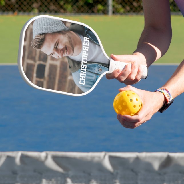 Personalisierter Name und Foto Pickleball Schläger (InSitu)