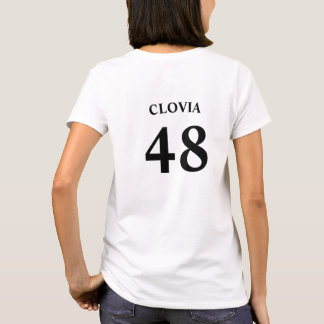 Personalisierter Name und Jersey-Nummer T-Shirt