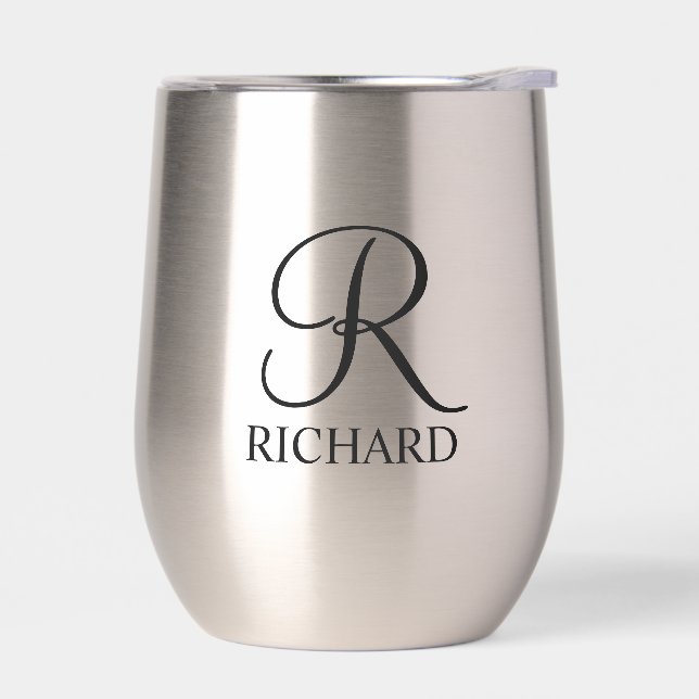 Personalisierter Name und Monogramm (Links)