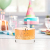 Personalisierter Name und Monogramm aus Gold