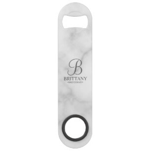Personalisierter Name und Monogramm der Brautjungf Speed Flaschenöffner