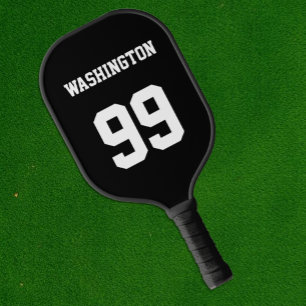 Personalisierter Name und Nummer Pickleball Schläger