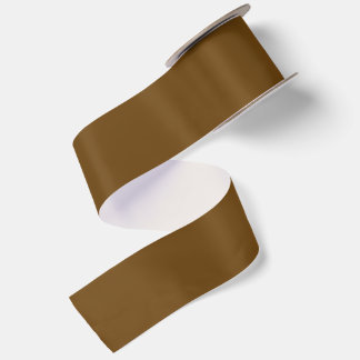 PERSONALISIERTER NAME UND TEXT DUNKELBRAUN SATINBAND