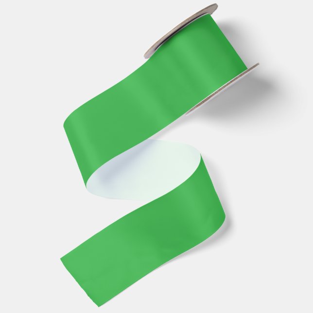 PERSONALISIERTER NAME UND TEXT GRÜN  SATINBAND (Rückseite)