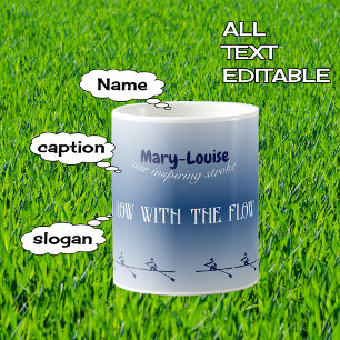 Personalisierter Name und Textreihenfolge Kaffeetasse