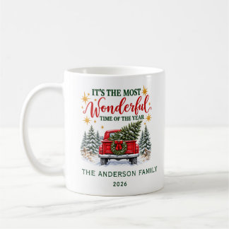 Personalisierter Name und Weihnachten Jahr  Kaffeetasse