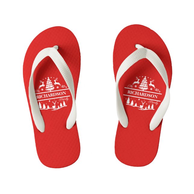 Personalisierter Name | Urlaub Kinderbadesandalen (Fußbett)