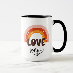 Personalisierter Name Valentinstag Tasse