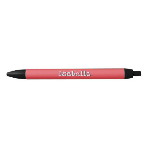 Personalisierter Name Wassermelone Rot Chic Trendi Kugelschreiber