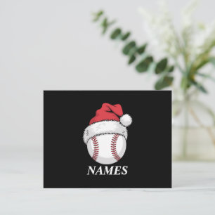 Personalisierter Name Weihnachten Baseball Weihnac