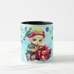 Personalisierter Name Weihnachten Tasse