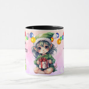 Personalisierter Name Weihnachten Tasse