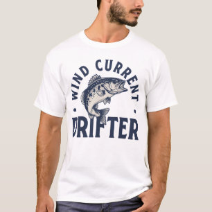 Personalisierter Name Wind Drift Bass T-Shirt