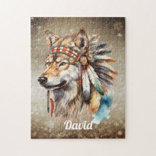 Personalisierter Name Wolf 