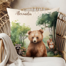Personalisierter Name Woodland Animals