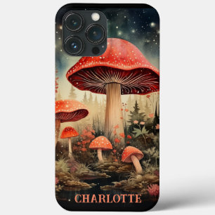 Personalisierter Name Zauberhafte Magie-Fee-Pilz Case-Mate iPhone Hülle
