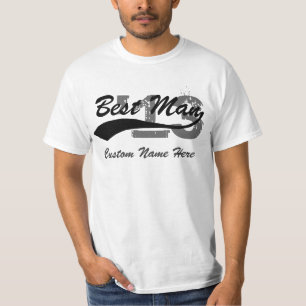 Personalisierter Namen-u. Jahr-Trauzeuge-T - Shirt