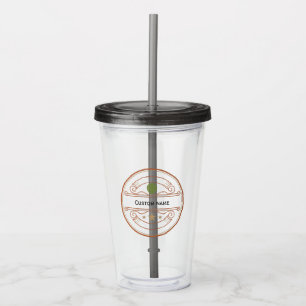 Personalisierter Namens-Acryltumbler Acryltrinkbecher