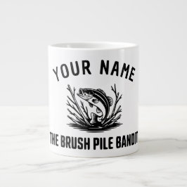 Personalisierter Namens-Busch-Bassjäger Jumbo-Tasse