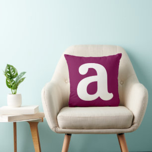 Personalisierter Namensinitial stilvoll modern min Kissen
