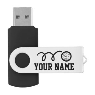 Personalisierter Namensvolleyball USB Stick