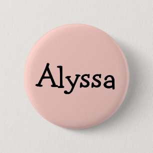 Personalisierter Nametag Button