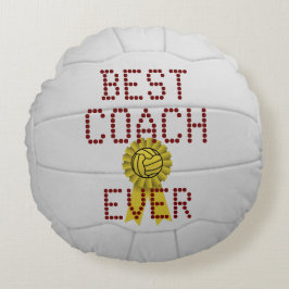 Personalisierter Netball-Ball Rundes Kissen