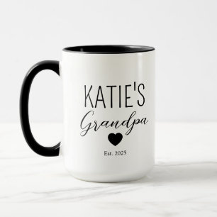 Personalisierter Neuer Opa & Oma Kaffeebecher Gesc Tasse
