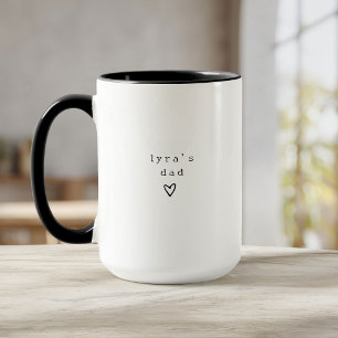 Personalisierter neuer Vater  Süße erste Zeit Vate Tasse